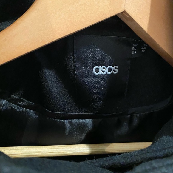 ASOS Ladies Peplum Coat Size 12US - Picture 2 of 4